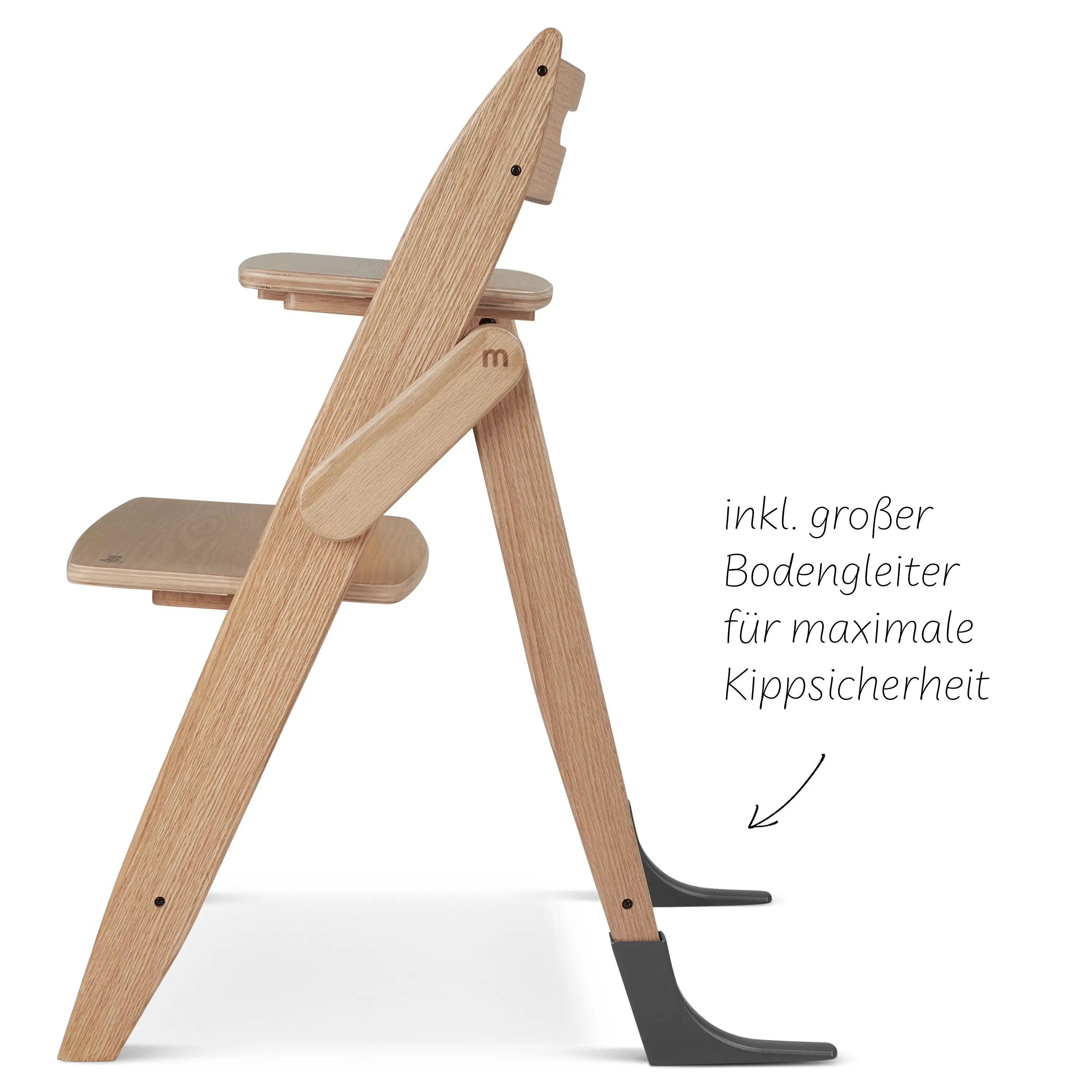 Klappbarer Hochstuhl Yippy Trunk - Oak