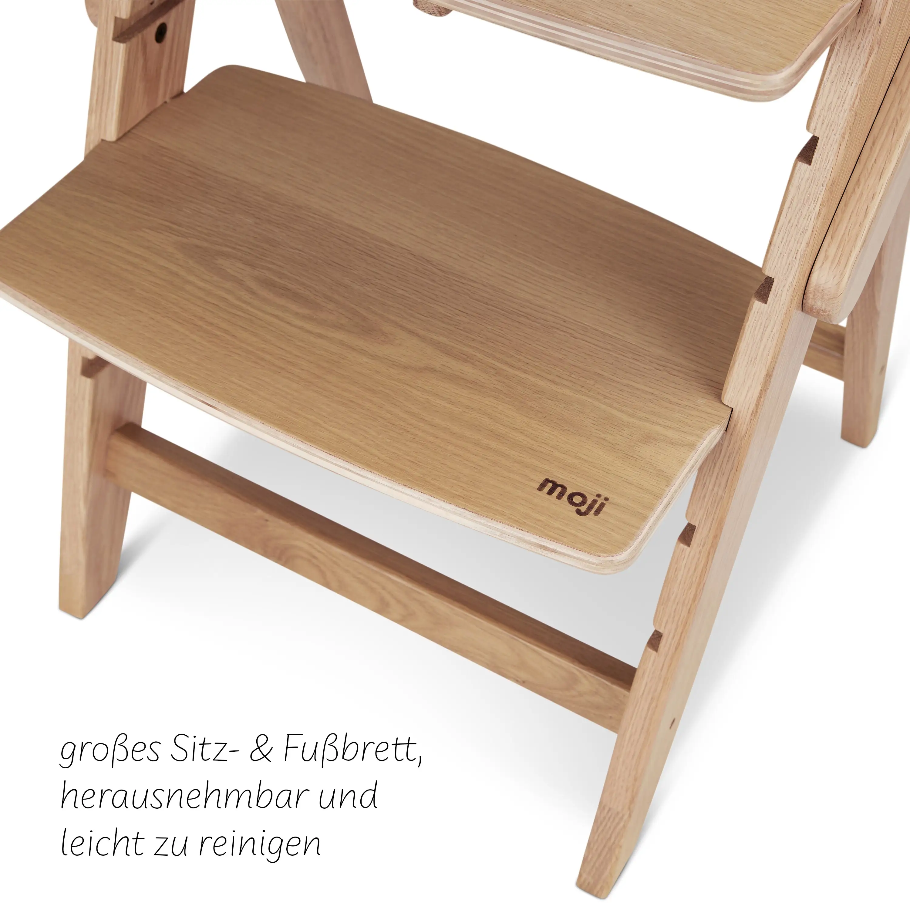 Klappbarer Hochstuhl Yippy Trunk - Oak