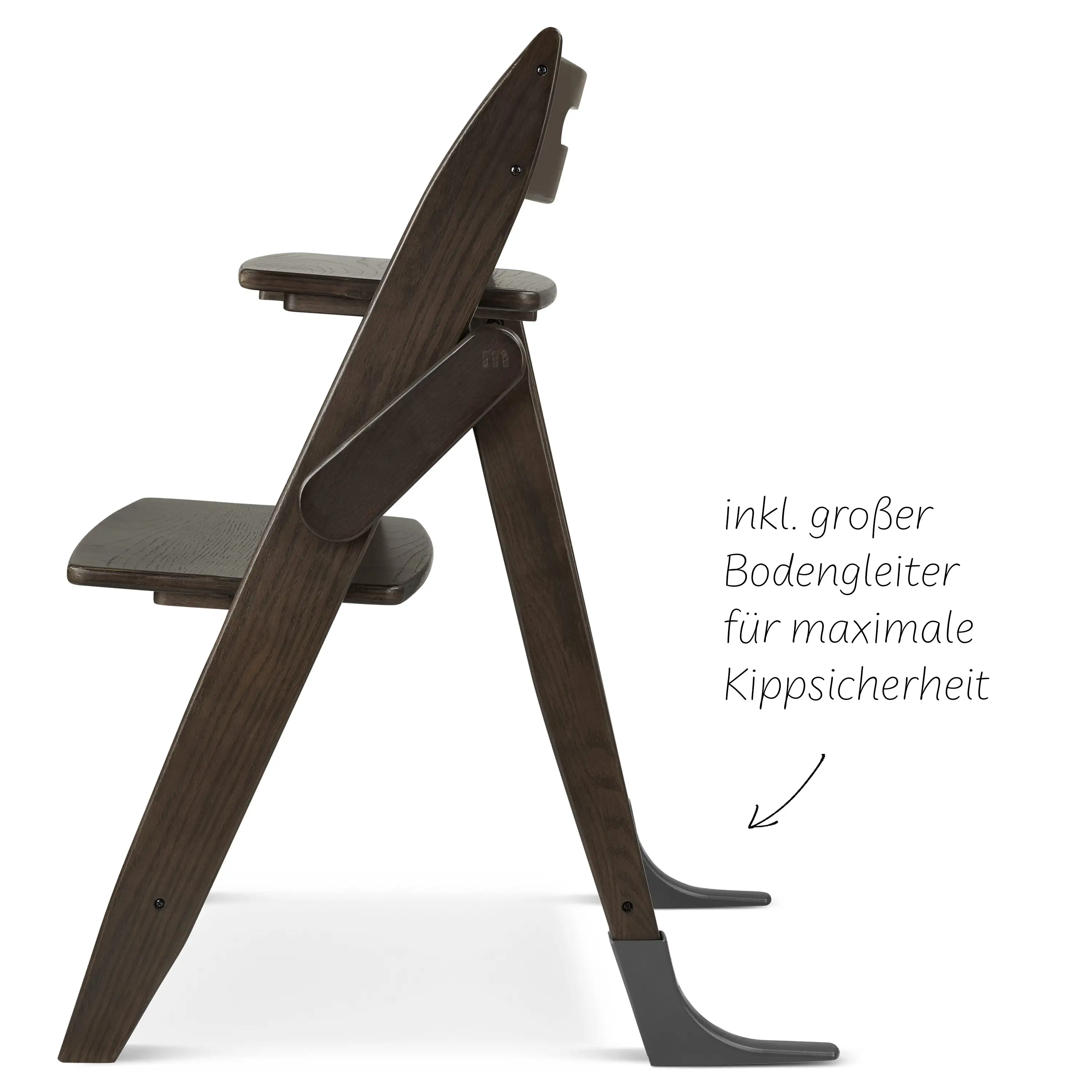 Klappbarer Hochstuhl Yippy Trunk - Espresso