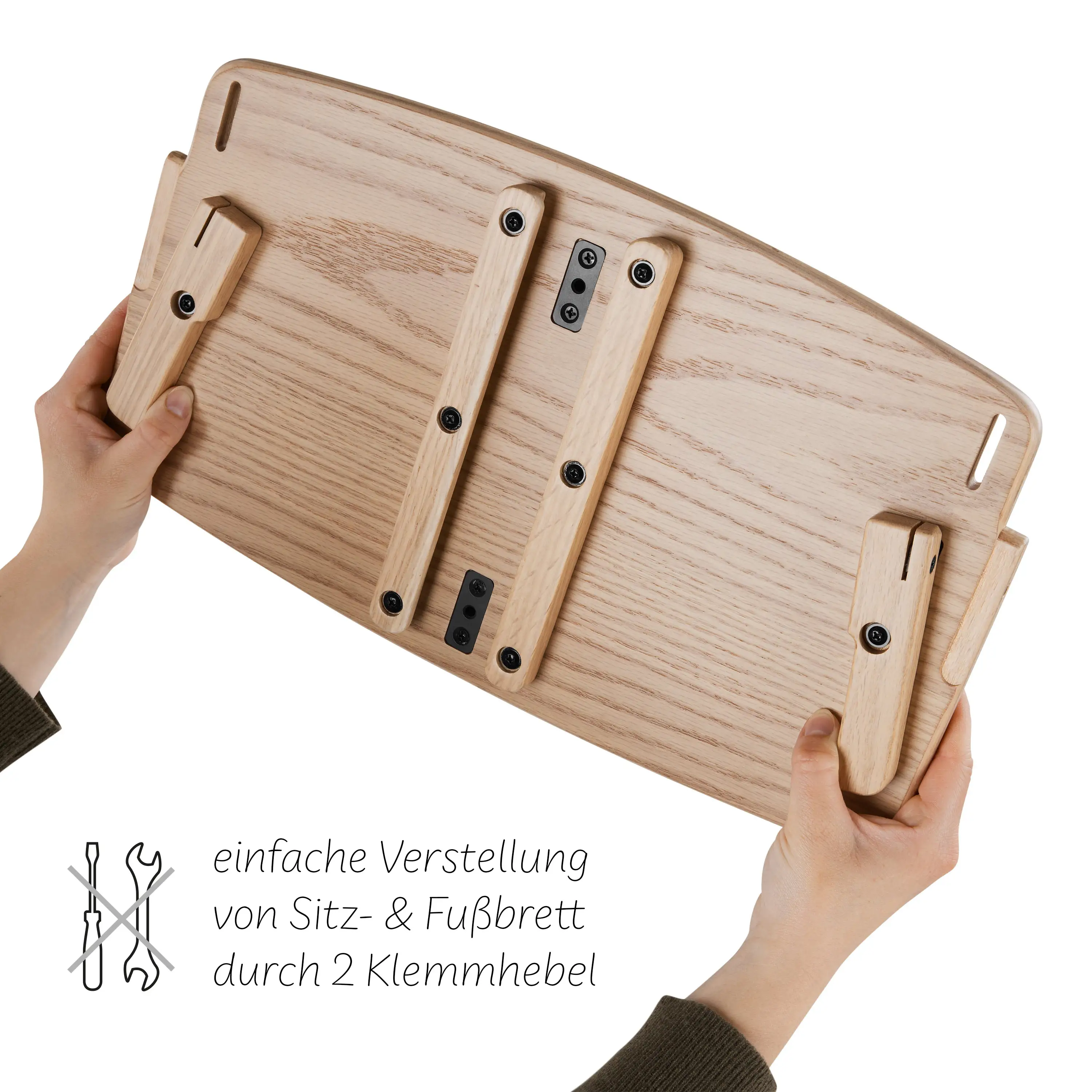 Klappbarer Hochstuhl Yippy Trunk - Oak