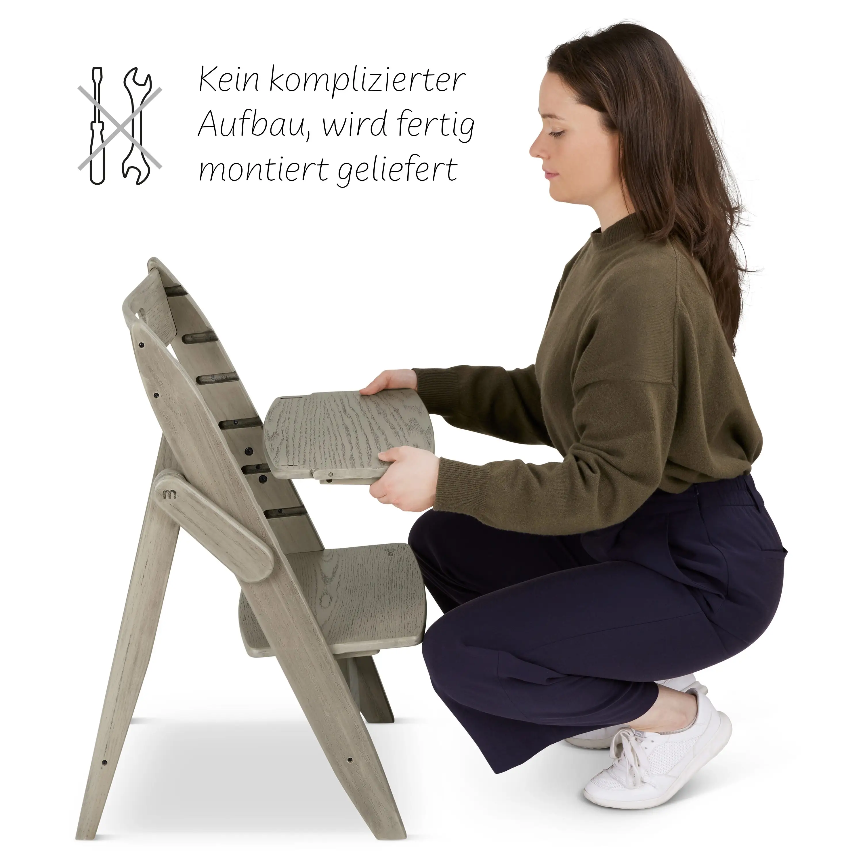 Klappbarer Hochstuhl Yippy Trunk - Cashmere